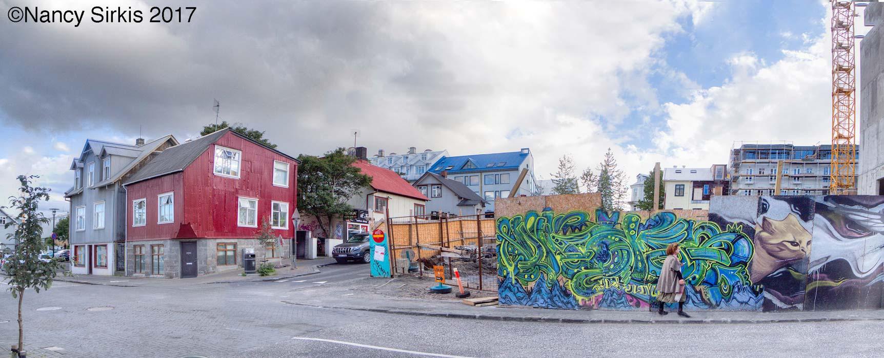 Reykjavik Painted fence