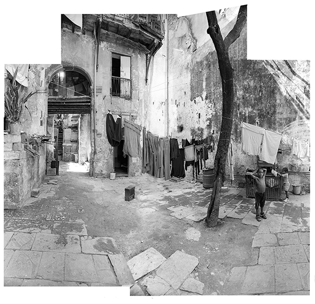Havana Courtyard with Laundry