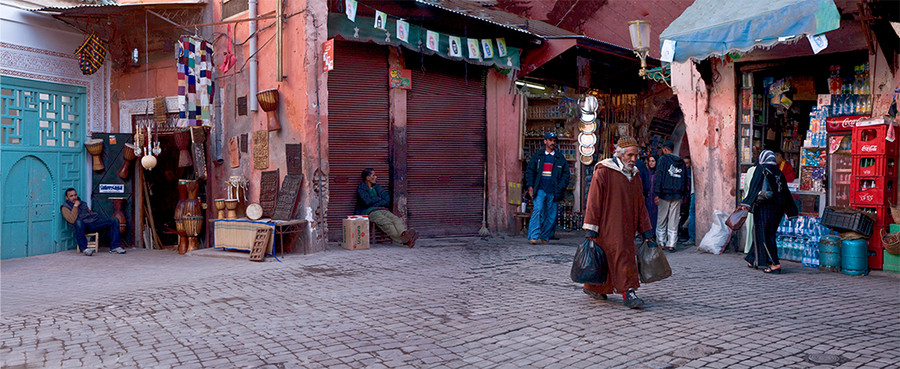 Marrakesh Man in Brown Robe